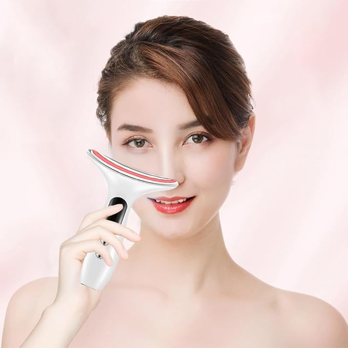 Face Beauty Device Photon Therapy Skin Tighten Reduce Double Chin Anti Wrinkle